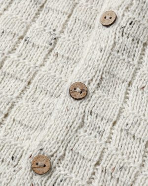 Tassel Cardigan || Oatmeal Speckle