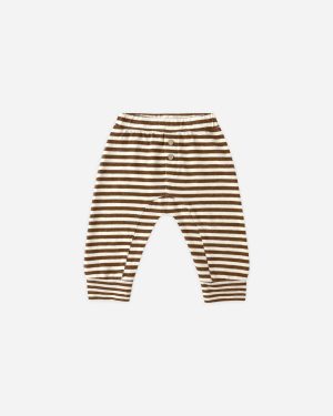 Baby Cru Pant || Brown Stripe