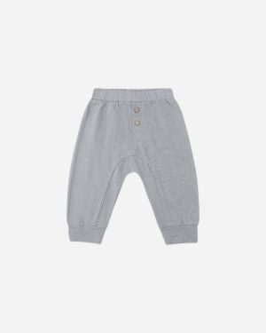 Baby Cru Pant || Dusty Blue
