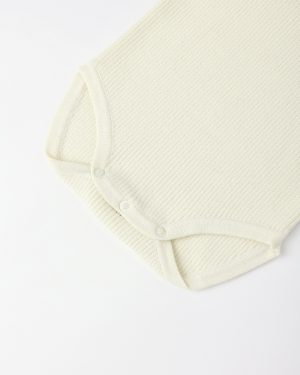 Ruffle Collar Bodysuit || Natural