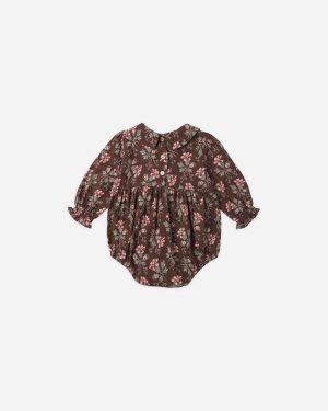 Cora Romper || Winter Floral