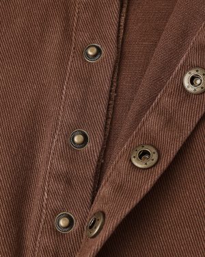 Collared Baby Jumpsuit || Brown