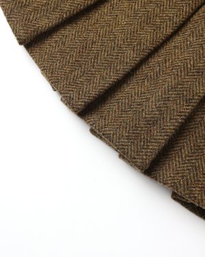 Pleated Mini Skirt || Rustic Plaid