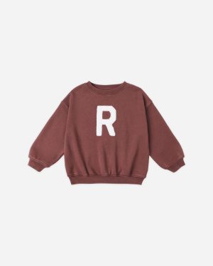 Relaxed Sweatshirt || Burgundy