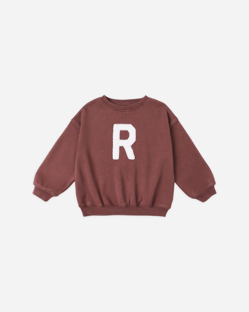 Relaxed Sweatshirt || Burgundy