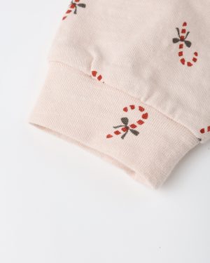 Long Sleeve Tee + Pant Set || Candy Canes