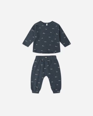 Long Sleeve Tee + Pant Set || Star