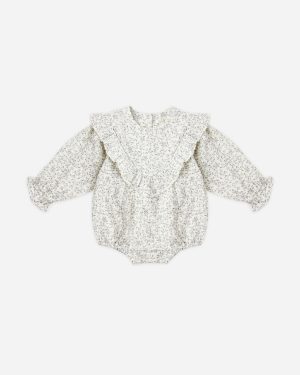 Winnie Romper || Blue Vines