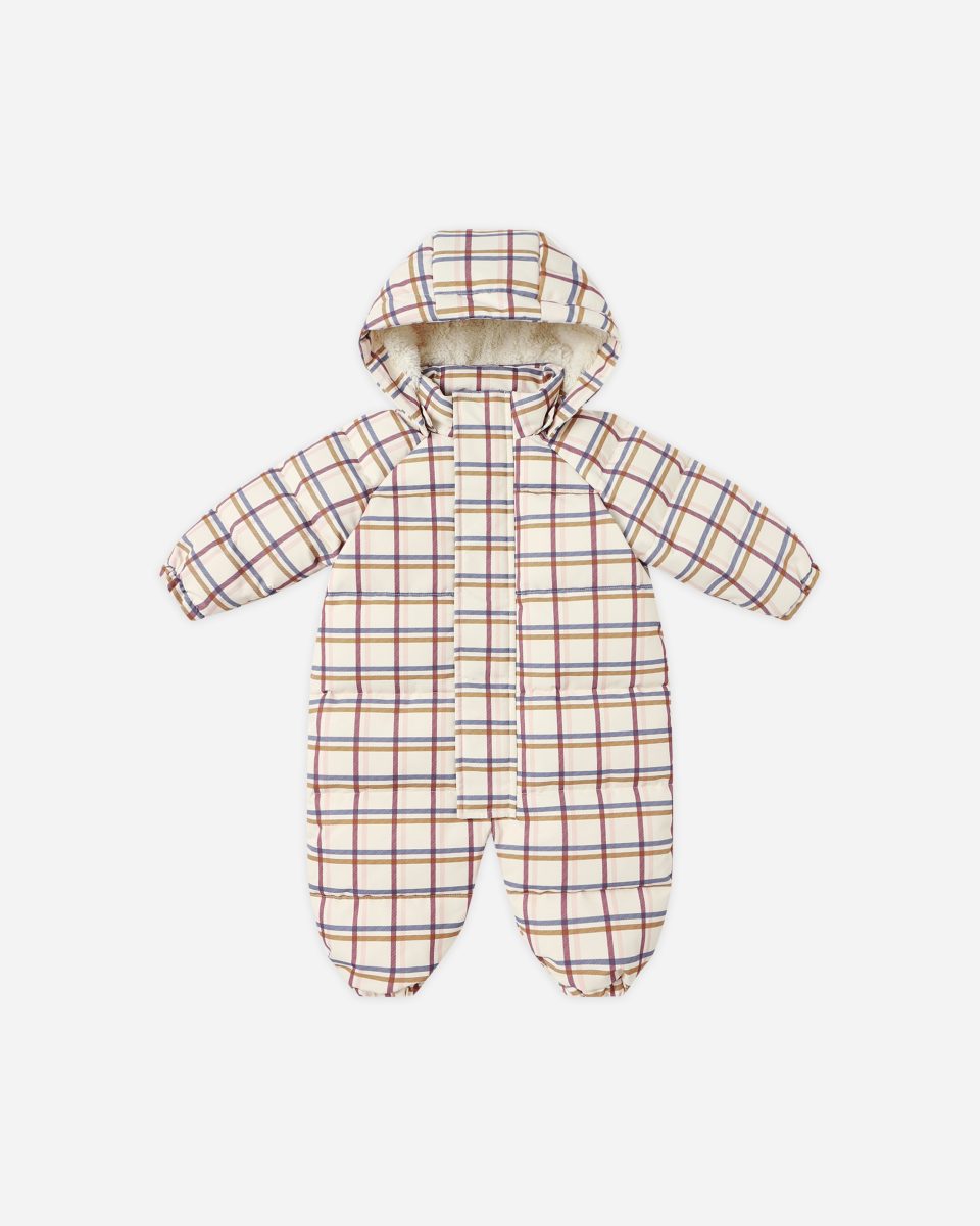 Puffer Onepiece || Multi-Plaid