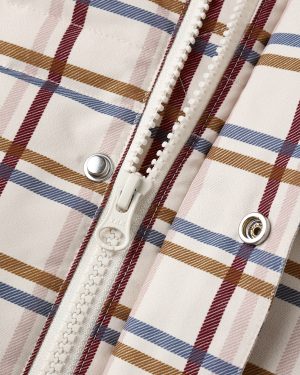 Puffer Jacket || Multi-Plaid