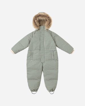 Ski Snowsuit || Green Diamond