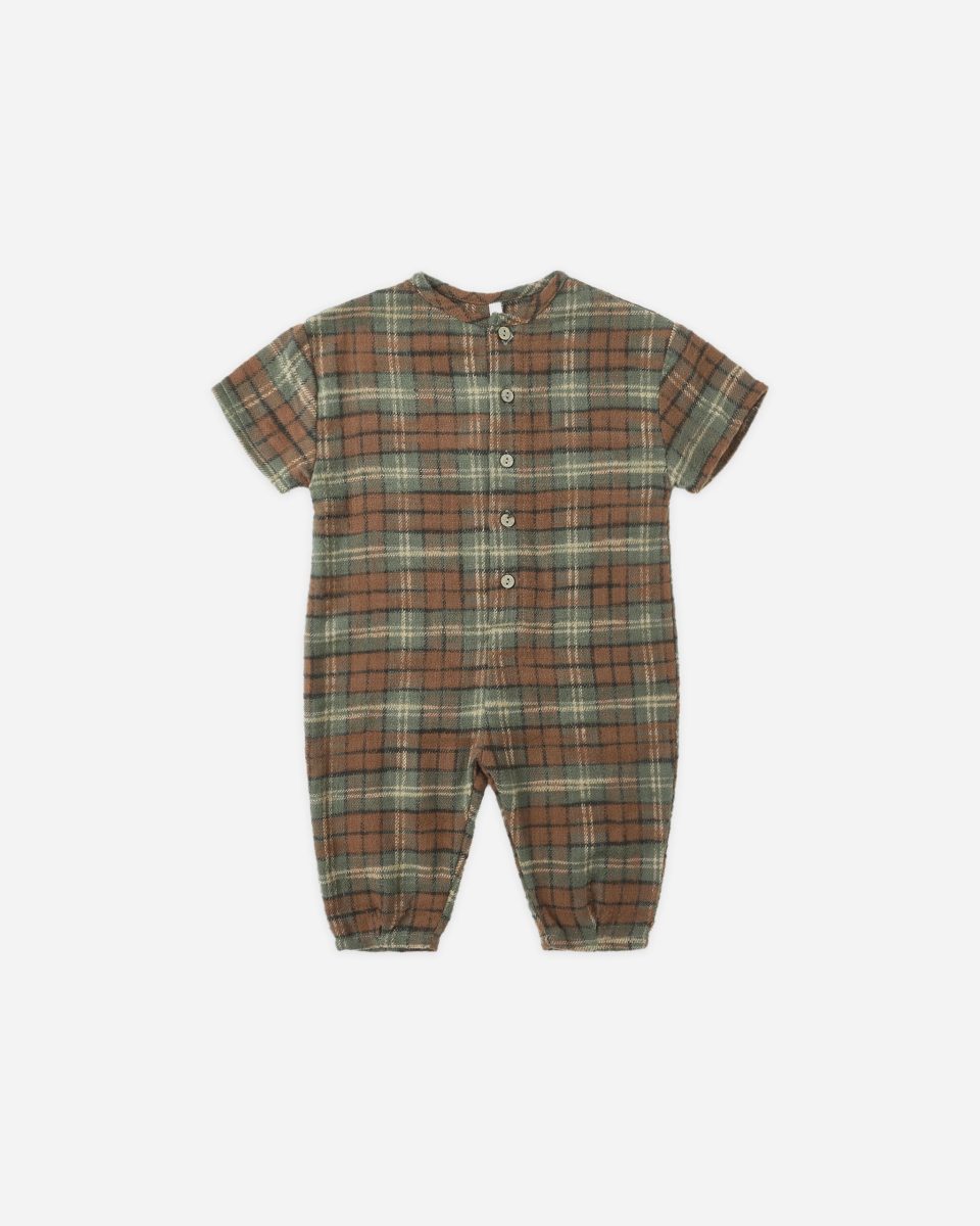 Hayes Jumpsuit || Holiday Plaid