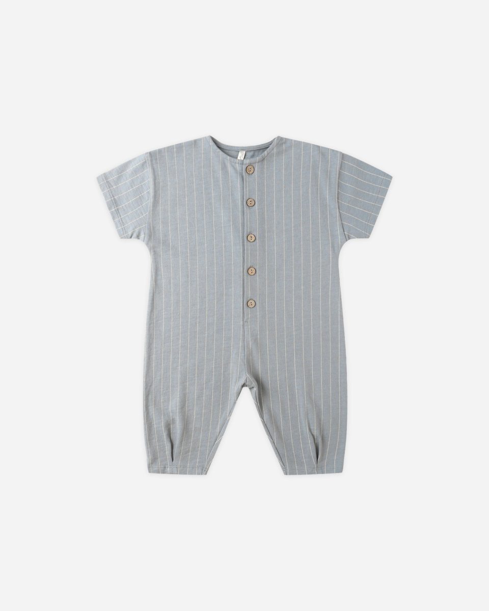 Hayes Jumpsuit || Blue Stripe