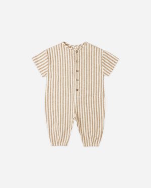 Hayes Jumpsuit || Golden Stripe
