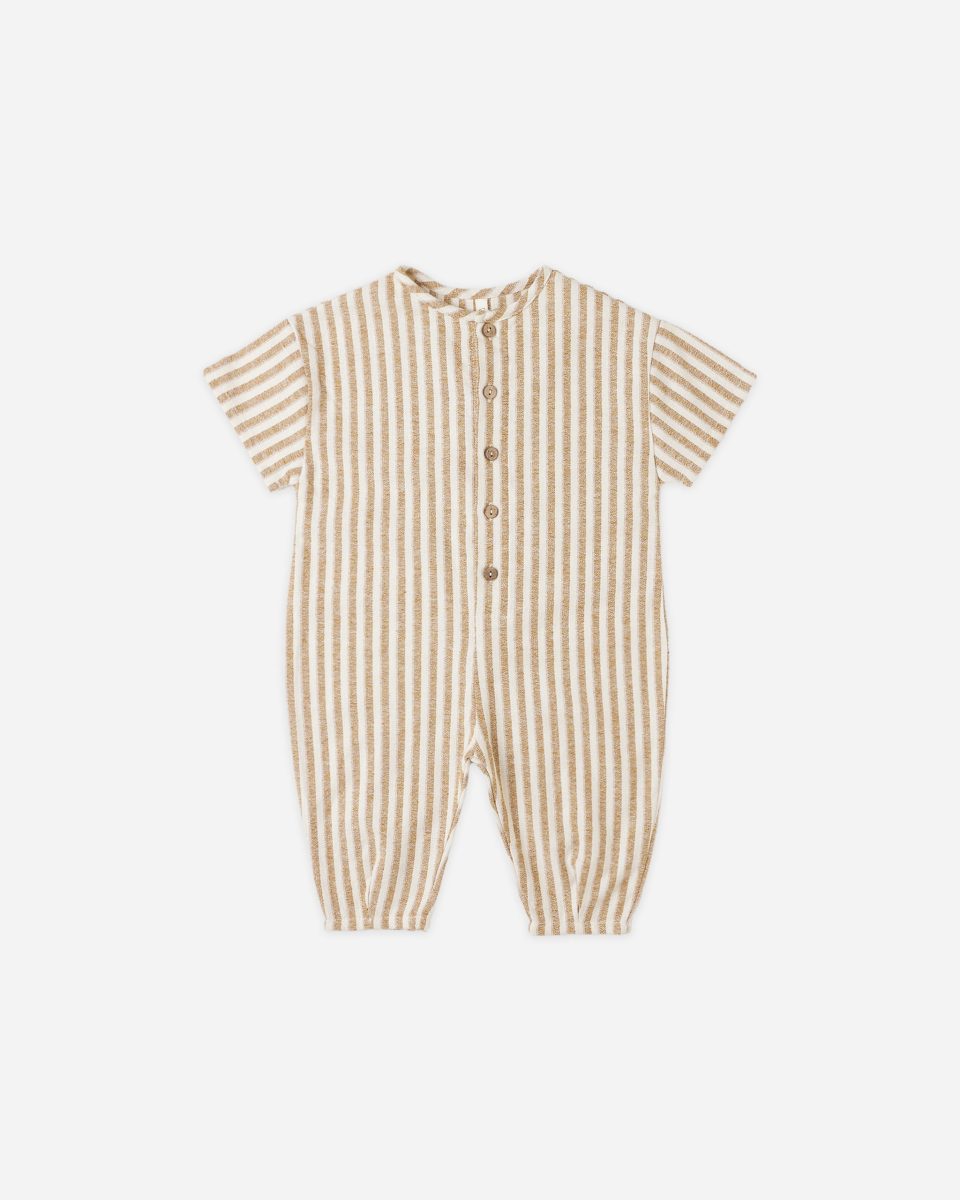 Hayes Jumpsuit || Golden Stripe