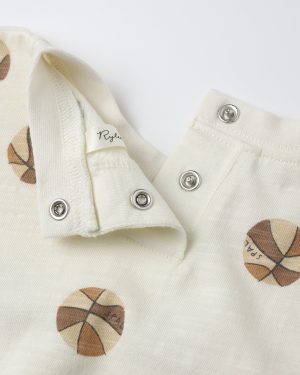 Relaxed Bubble Romper || Basketball