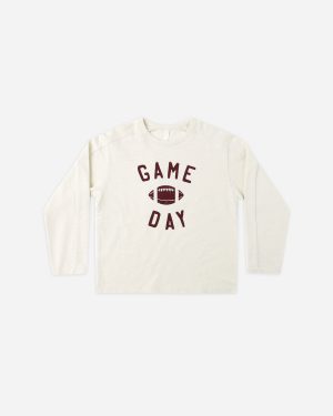 Long Sleeve Paneled Tee || Game Day