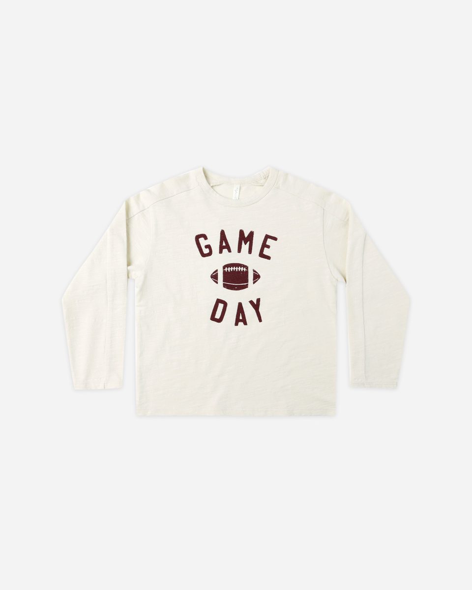 Long Sleeve Paneled Tee || Game Day