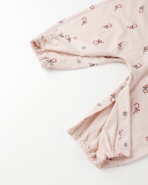 Henley Jumpsuit || Candy Canes