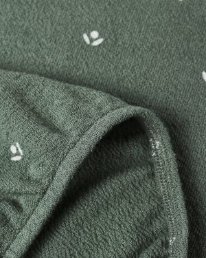 Spongey Knit Set || Evergreen Ditsy