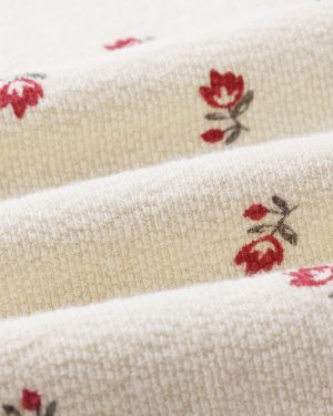 Spongey Knit Set || Ruby Ditsy