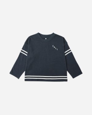 Camden Long Sleeve Tee || Navy