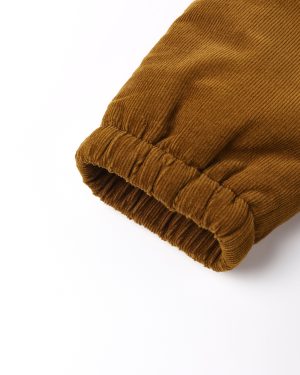 Cord Baby Jumpsuit || Golden