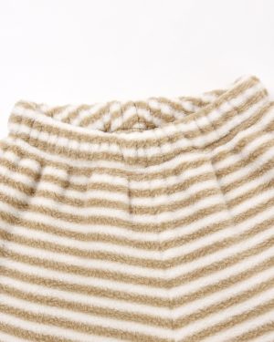 Relaxed Sweatpant || Toffee Stripe