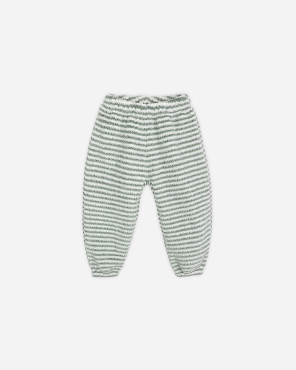 Relaxed Sweatpant || Evergreen Stripe