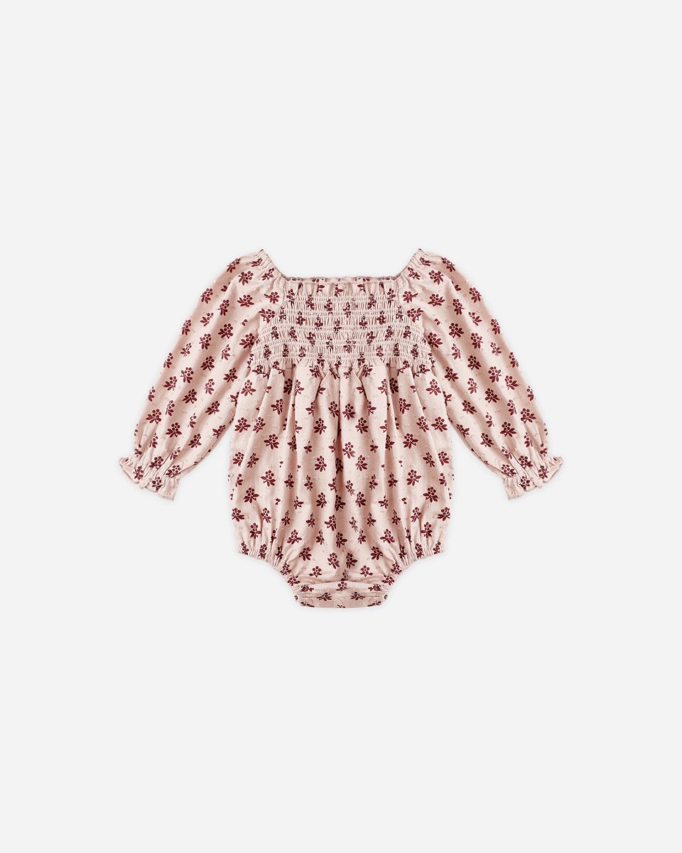 Cora Romper || Blush Fleur