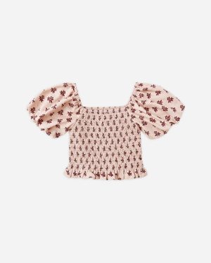 Trixie Top || Blush Fleur