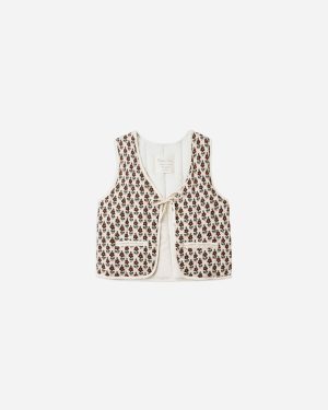 Quilted Vest || Harvest Floral