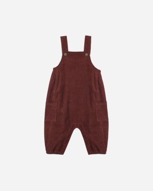 Cargo Overalls || Burgundy