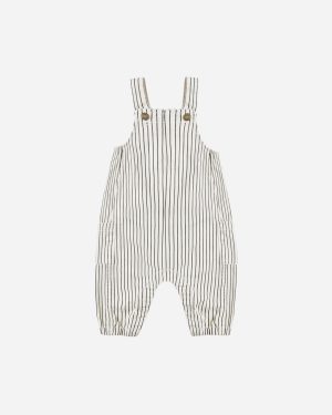 Cargo Baby Overall || Navy Pinstripe