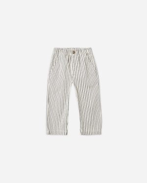 Baggy Pant || Navy Pinstripe