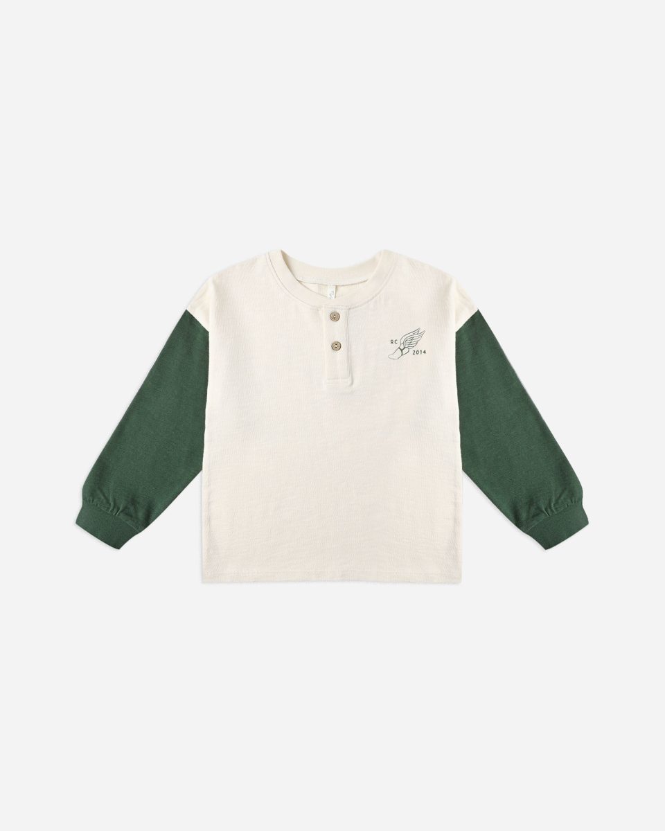 Relaxed Long Sleeve Henley || Chase Your Dreams