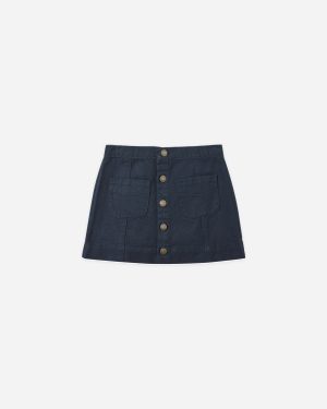 Denver Mini Skirt || Indigo Denim