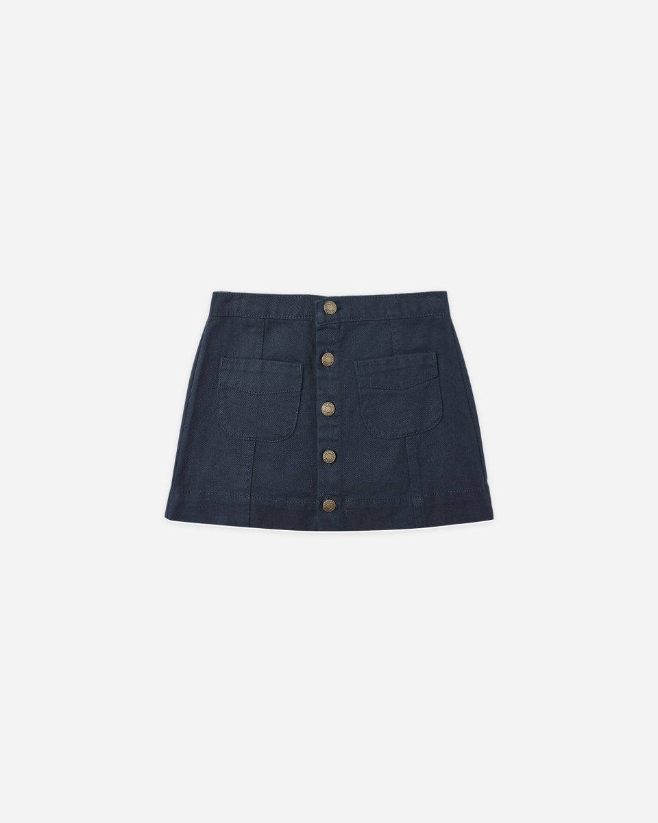 Denver Mini Skirt || Indigo Denim