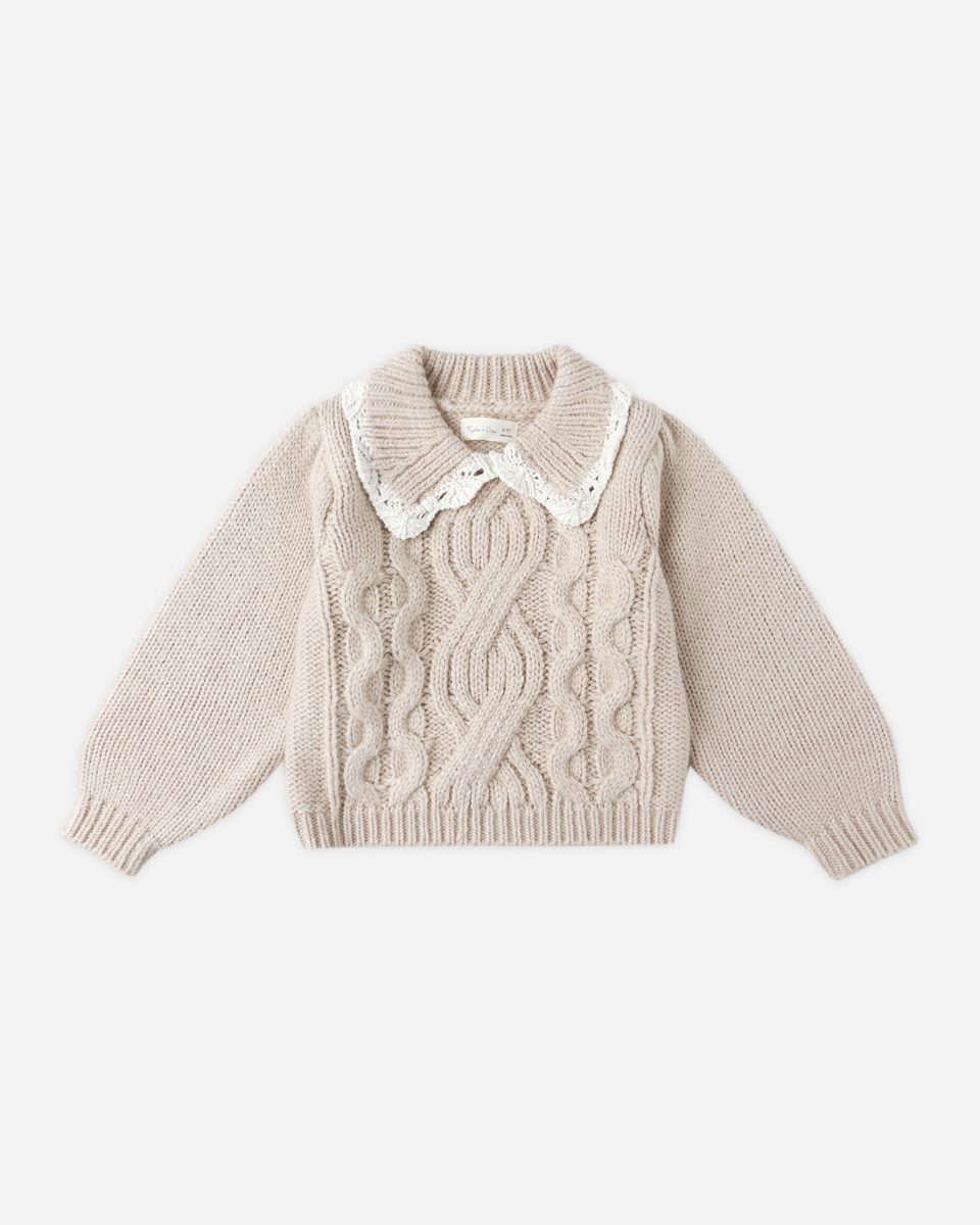 Alice Sweater || Heathered Antique