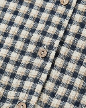 Prairie Blouse || Navy Check