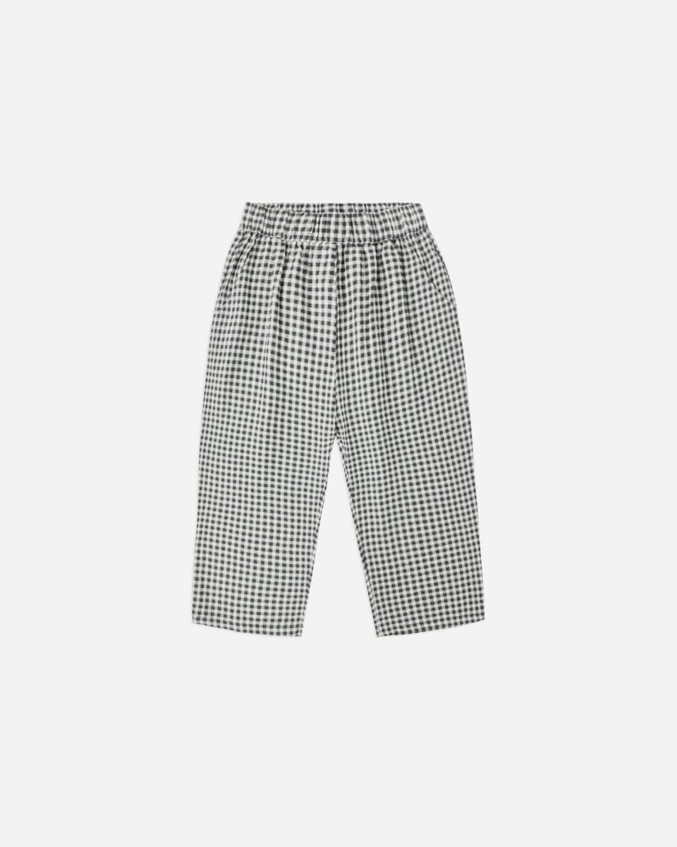 Palmer Pant || Black Gingham