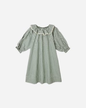Girl’s Nightgown || Evergreen Gingham