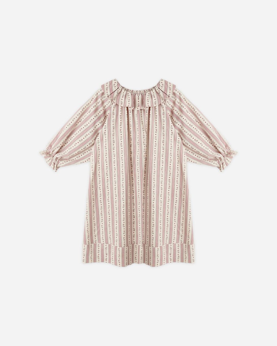 Girl's Nightgown || Candy Cane Stripe