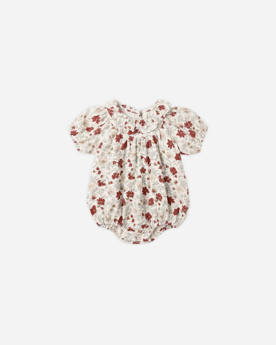 Lula Romper || Holiday Floral