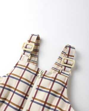 Snow Bib || Multi-Plaid