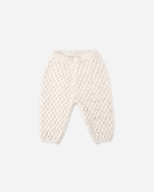 Knit Pant || Natural Speckled