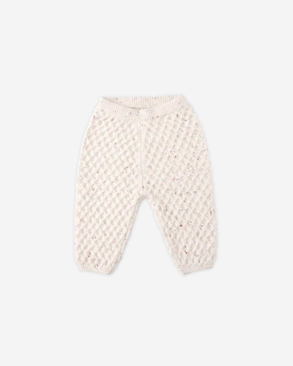 Knit Pant || Natural Speckled