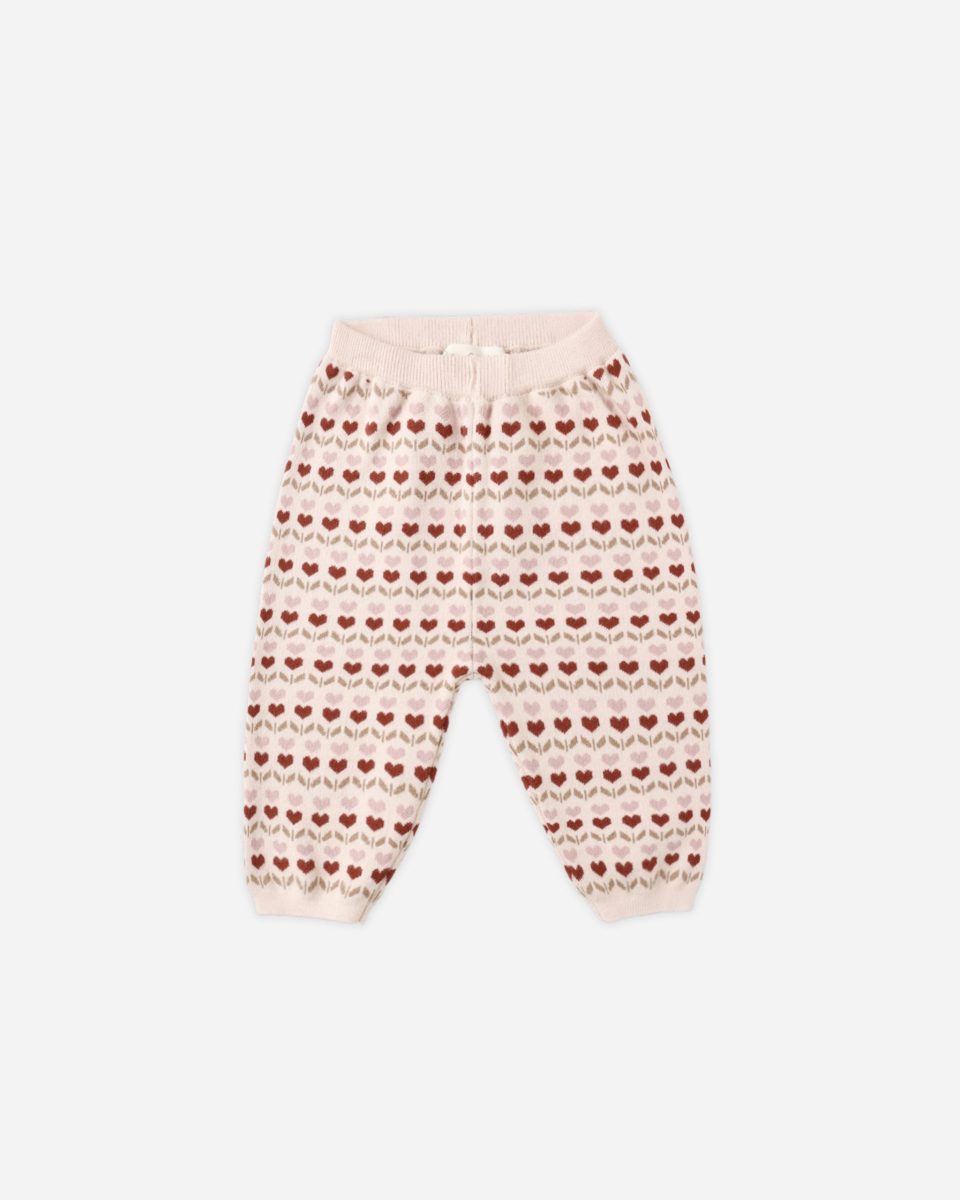 Knit Pant || Ruby Hearts