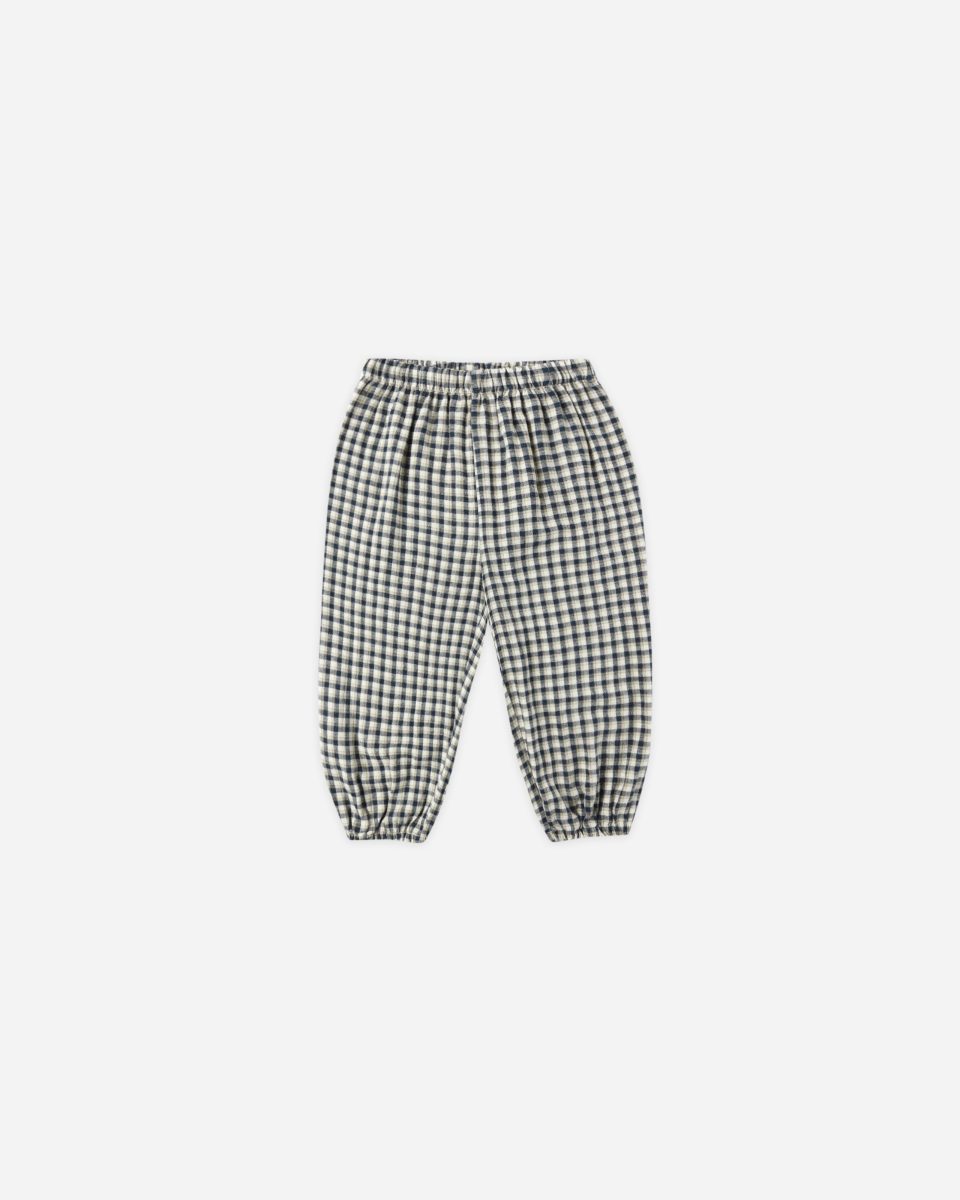 Parachute Pant || Navy Check