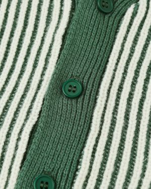 Haywood Cardigan || Green Stripe